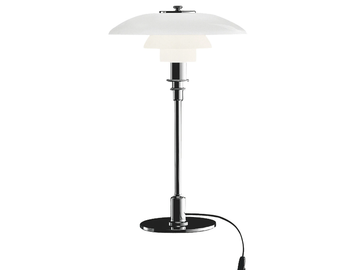 PH 3/2 - Opal glass table lamp by Louis Poulsen - view 2